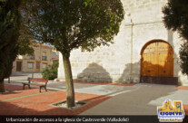 Urbanización de accesos a la iglesia de Castroverde (Valladolid)