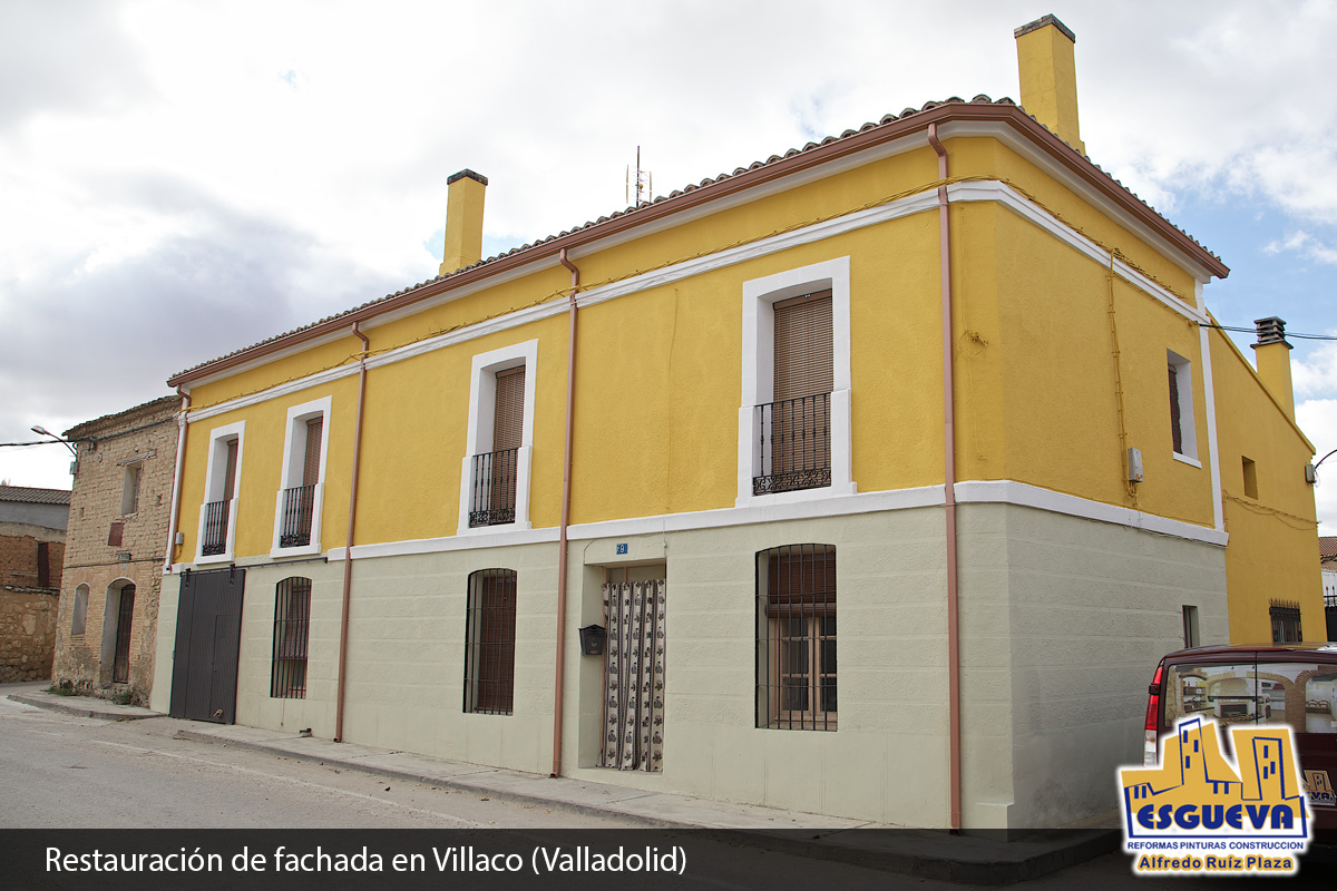 Restauración de fachada en Villaco (Valladolid)
