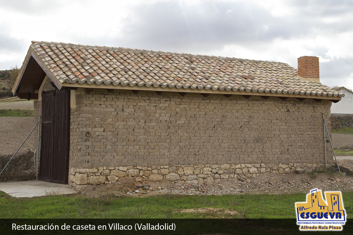 Restauración de caseta en Villaco (Valladolid)