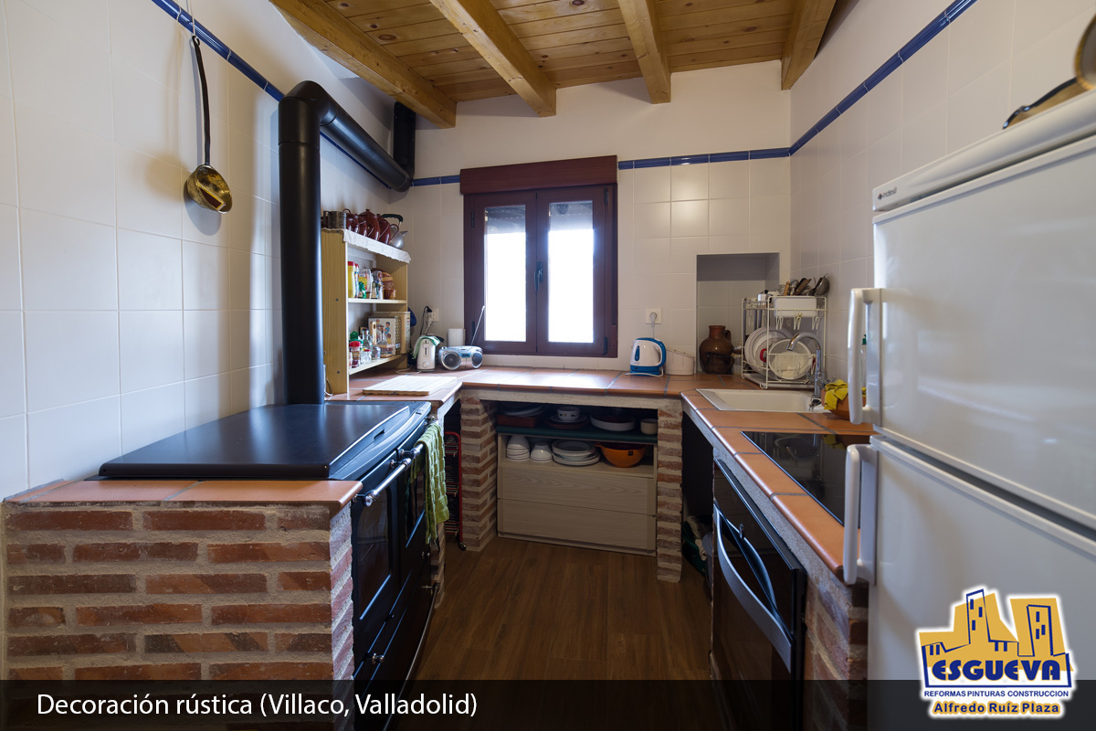 Decoración rústica en Villaco (Valladolid)