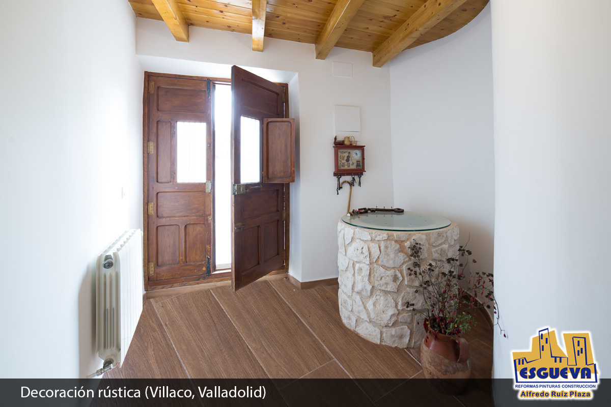 Decoración rústica en Villaco (Valladolid)