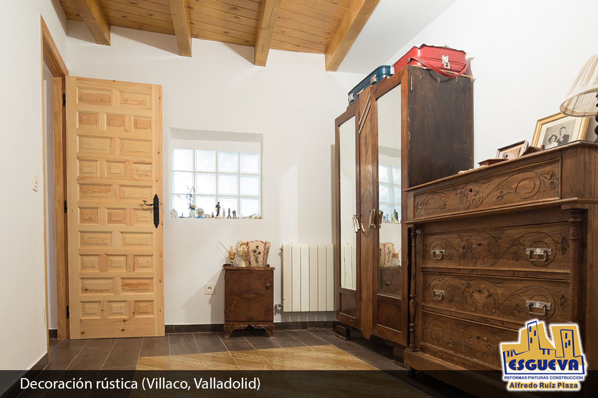 Decoración rústica en Villaco (Valladolid)